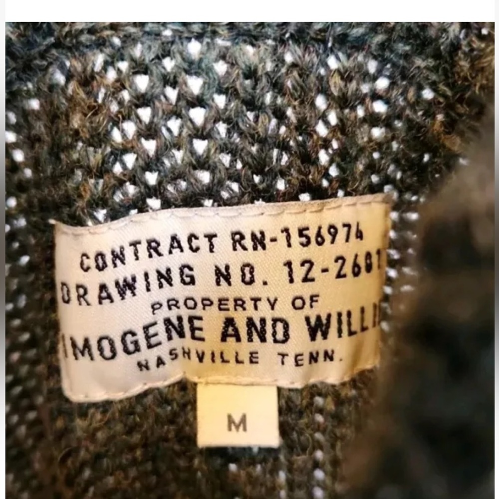 Imogene + Willie Green Beckett Cardigan SZ M - Picture 4 of 4